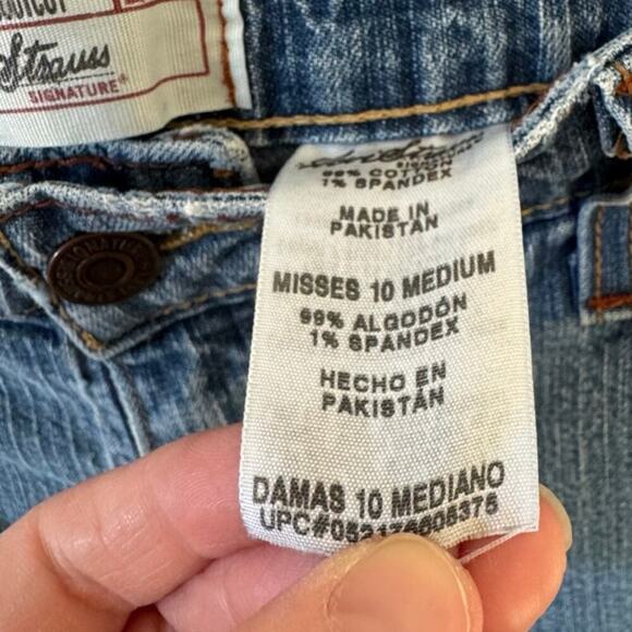 Vintage Levis Womens Mid-Rise Bootcut Jeans Misses 10 Medium Stretch Y2K Western - Picture 8 of 11